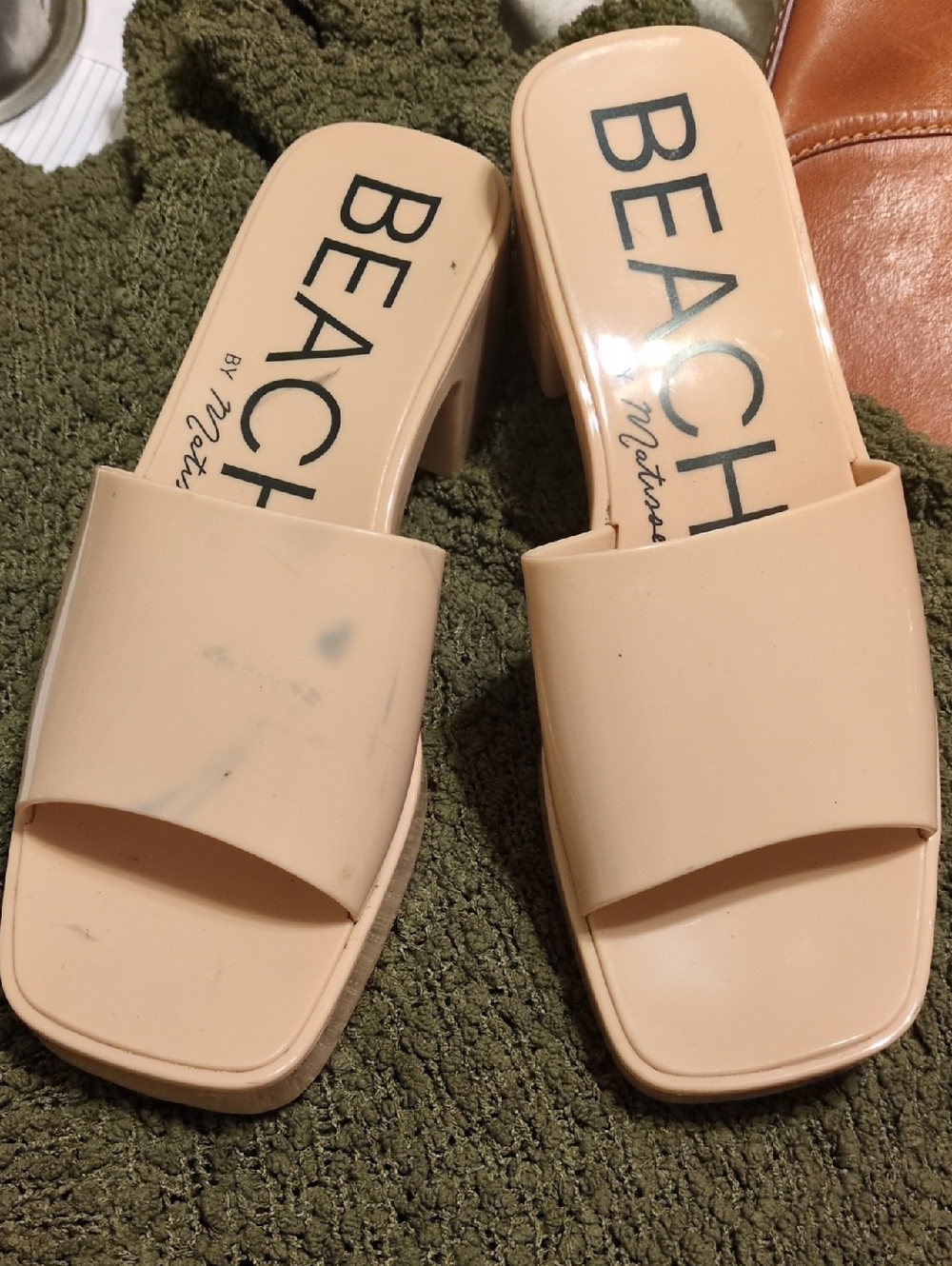 BEACH By Matisse Nude Slide Sandals